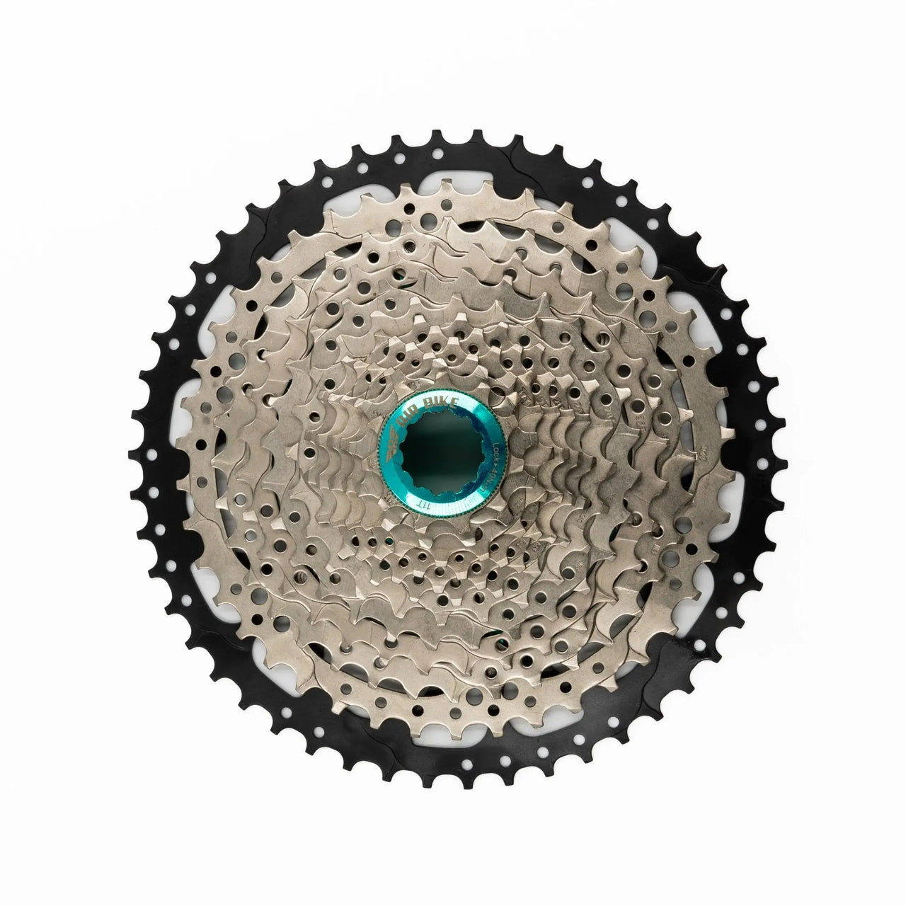 12 Speed Cassette 11-50T Shimano Compatible Top view no box Air Bike