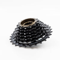 Thumbnail for 7 Speed 14-28T Indexed Freewheel Shimano Compatible Cassette Black Rust-Proof - Air BikeBicycle Cassettes & Freewheels