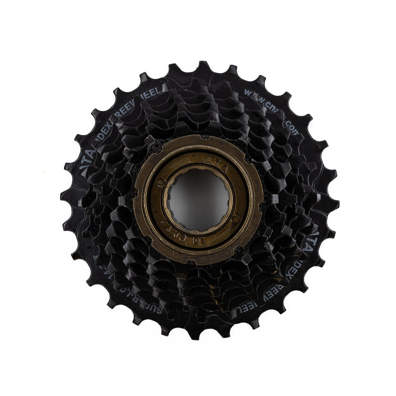 7 Speed 14-28T Indexed Freewheel Shimano Compatible Cassette Black Rust-Proof - Air BikeBicycle Cassettes & Freewheels