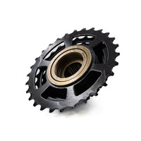 Thumbnail for 7 Speed 14-28T Indexed Freewheel Shimano Compatible Cassette Black Rust-Proof - Air BikeBicycle Cassettes & Freewheels