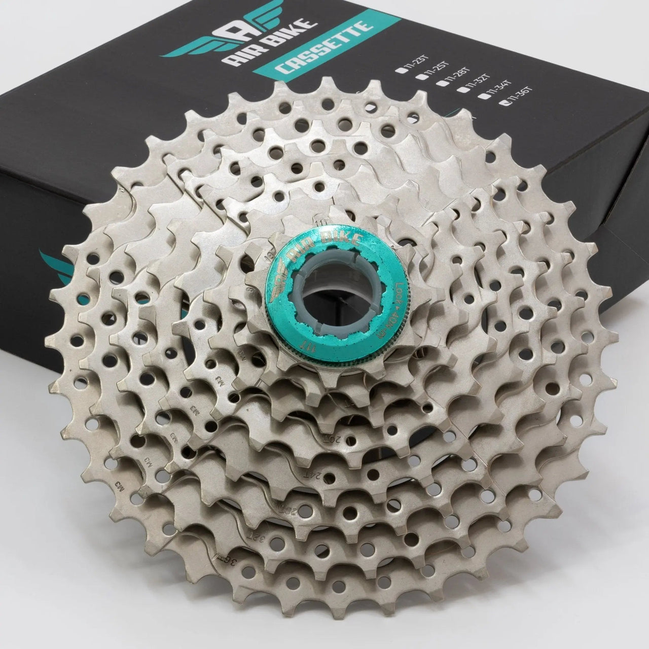 8 Speed 11 - 36T Cassette MTB fits Shimano & Sram - Air Bike CLEARANCE - Air BikeBicycle Cassettes & Freewheels