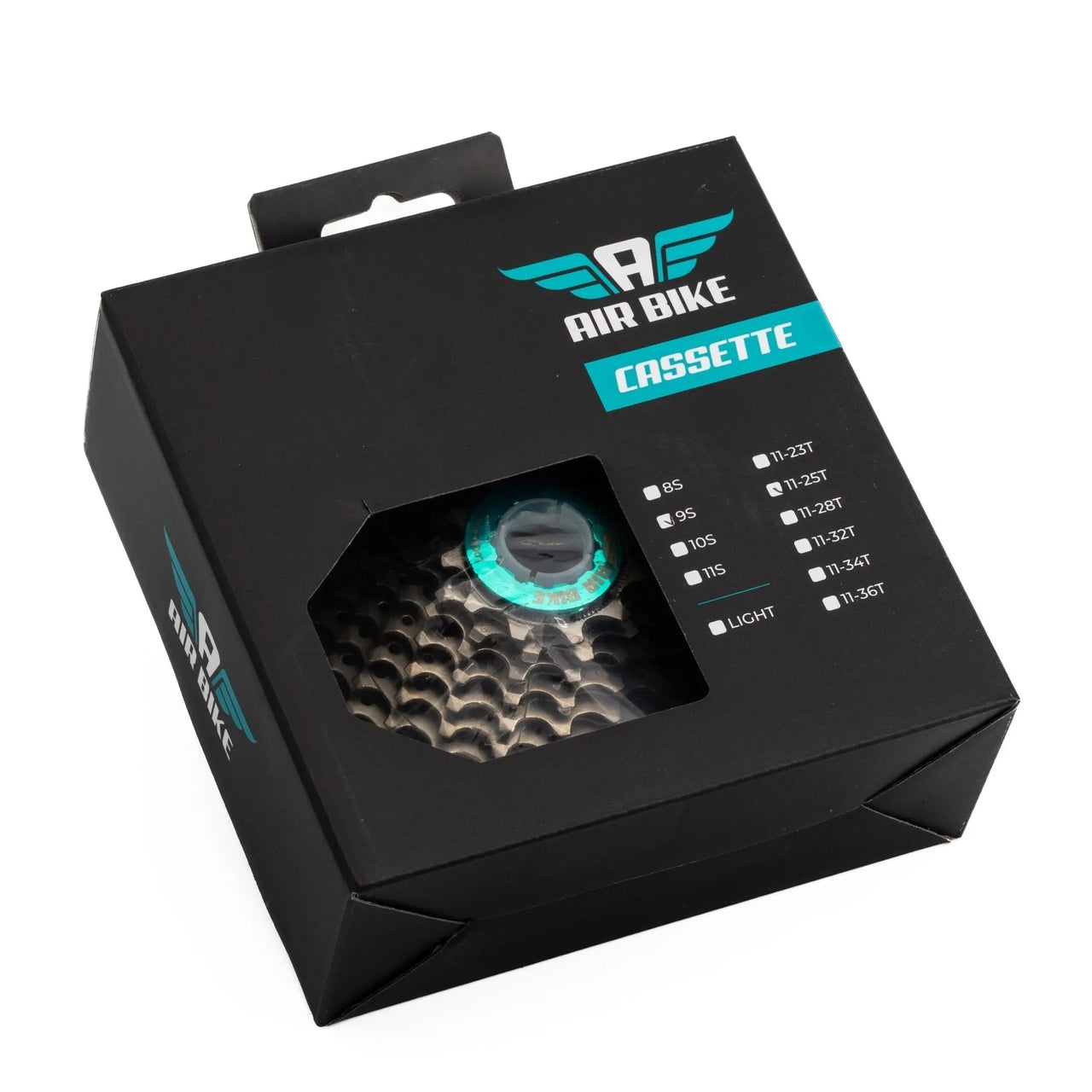 9 Speed 11 - 25T Cassette Road fits Shimano & Sram - Air Bike UK Clearance - Air BikeBicycle Cassettes & Freewheels