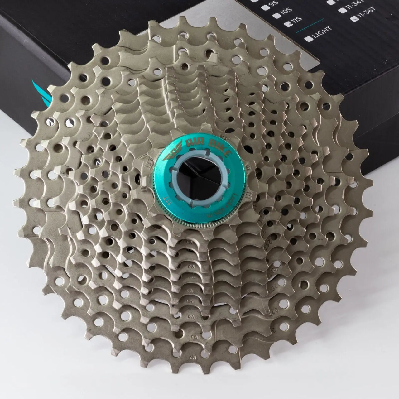 12 Speed 11-36T Cassette For Mountain Bike MTB & Road fits Shimano/Sram - Hyper Glide - Air Bike