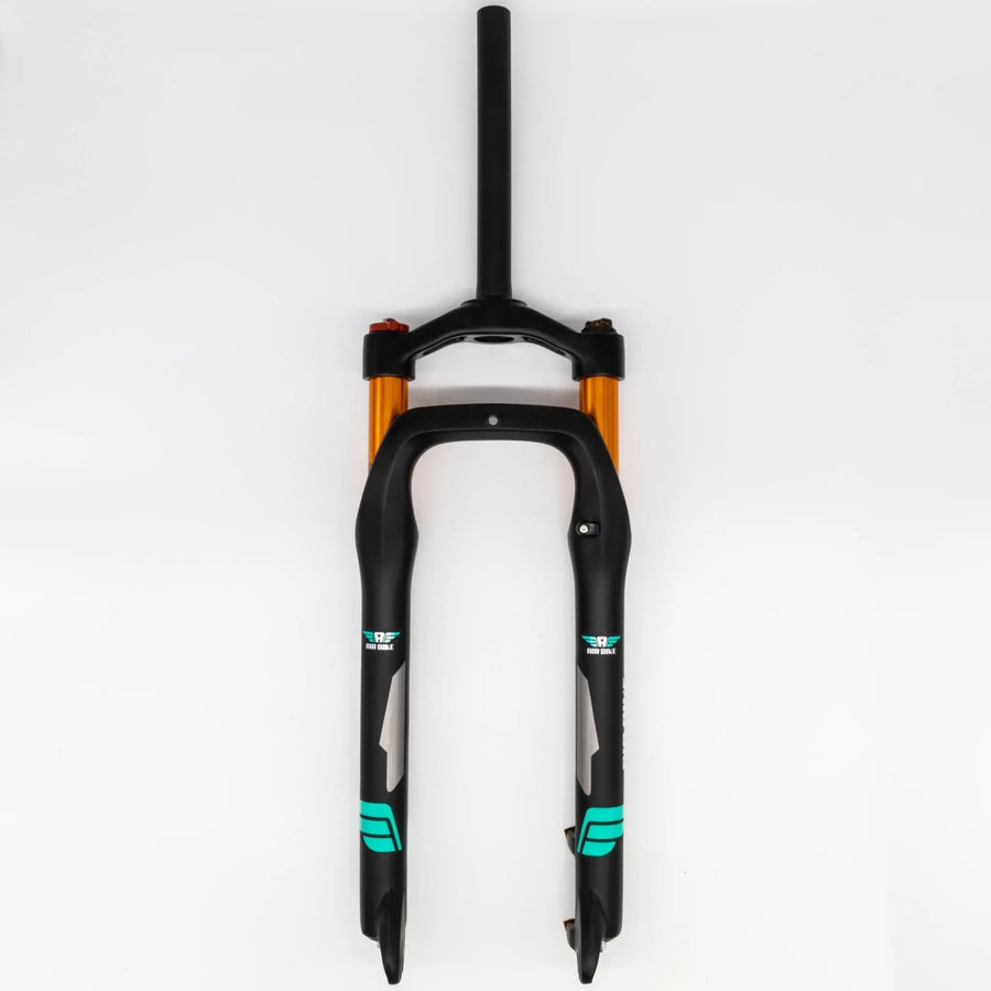 26 Inch Fat Tyre Suspension Fork 120mm Travel + Lockout Black - Air Bike - Air BikeSuspension Fork