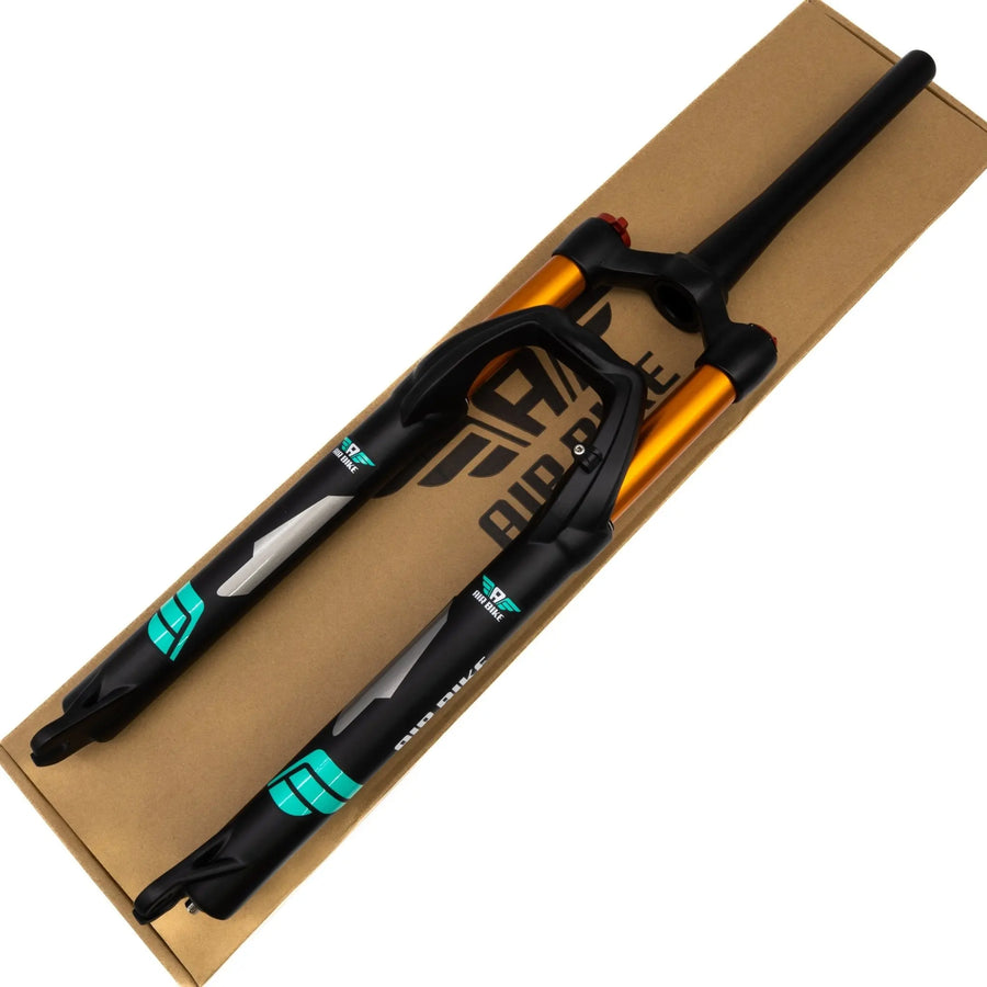 27.5 Air Fork XC32A 140mm Travel & Rebound - Straight Steerer Black Quick Release - Air BikeSuspension Fork