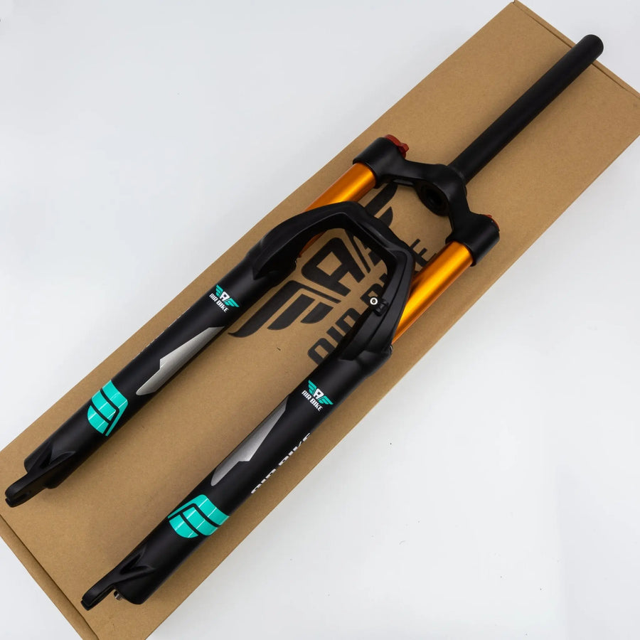 27.5 Air Fork XC32A 140mm Travel & Rebound - Straight Steerer Black Quick Release - Air BikeSuspension Fork