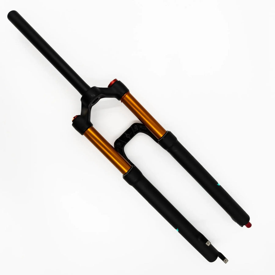 29 Inch Air Fork XC32A 140mm Travel & Rebound - Straight Steerer Black - Air BikeSuspension Fork