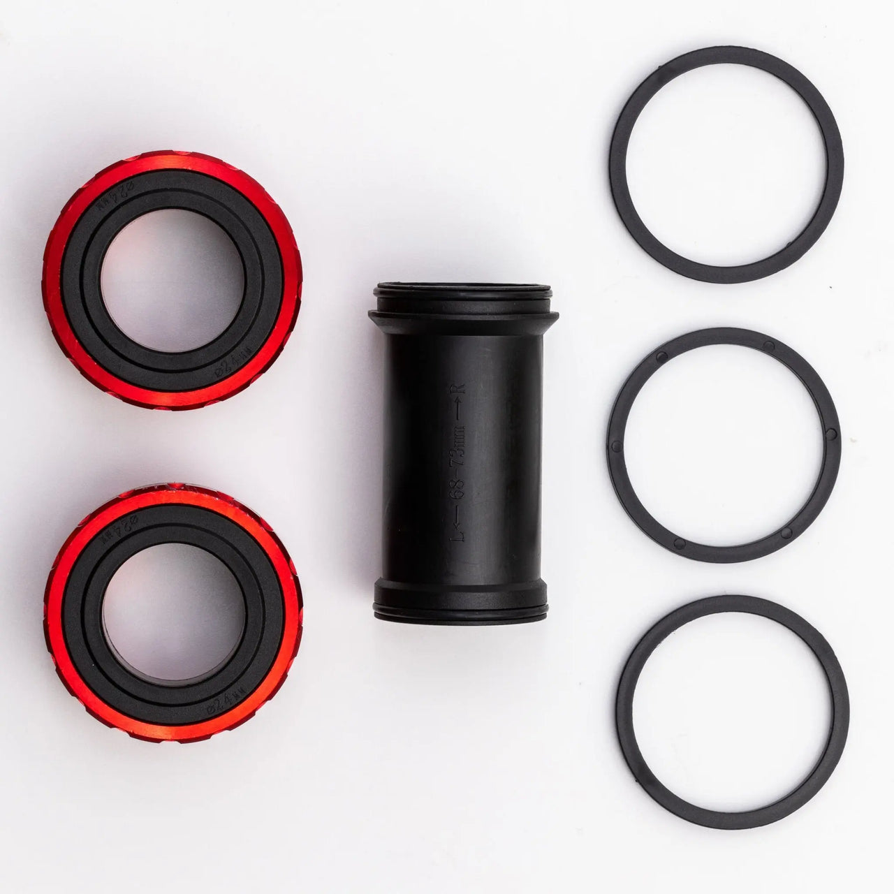 BB52 GXP Bottom Bracket Threaded BSA 68-73mm Sram 22mm-24mm Crank Red - Air BikeBicycle Bottom Brackets