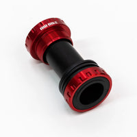 Thumbnail for Bottom Bracket Threaded BSA 68-73mm for Shimano Hollowtech II BB52 24mm Crank Red - Air BikeBicycle Bottom Brackets