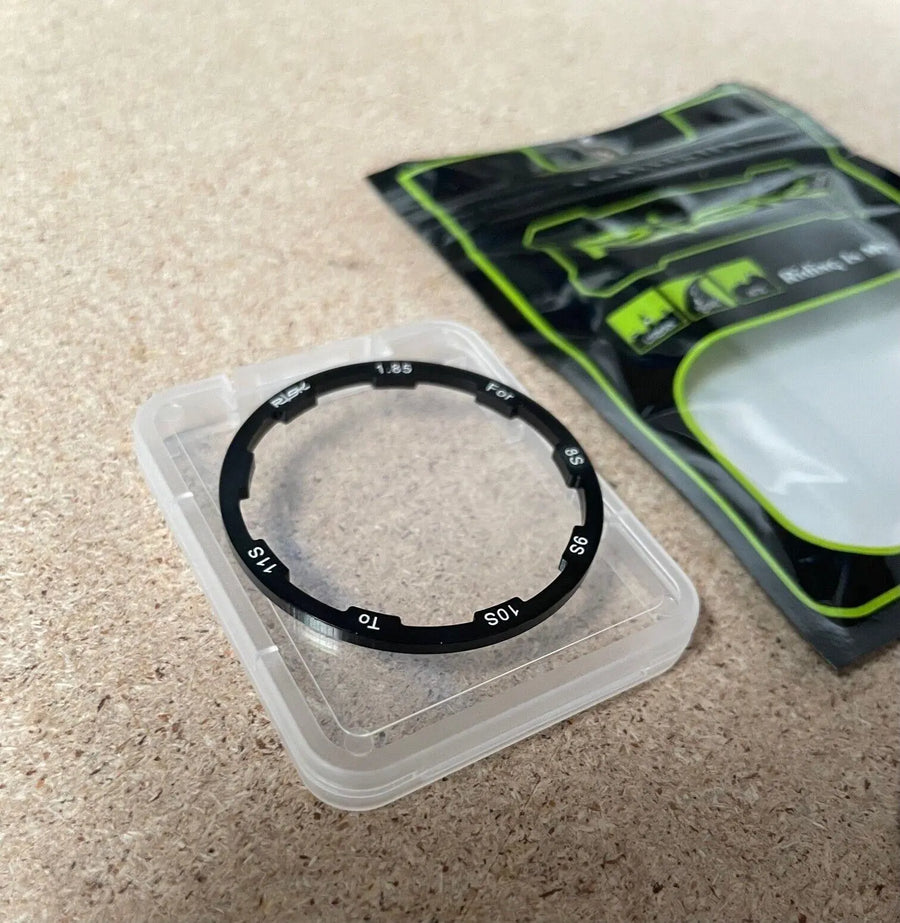 Cassette Spacer 1.85mm/1mm fits 8 9 10 Speed Cassettes > 11 Speed Hub Shimano & Sram Air Bike - Air Bike