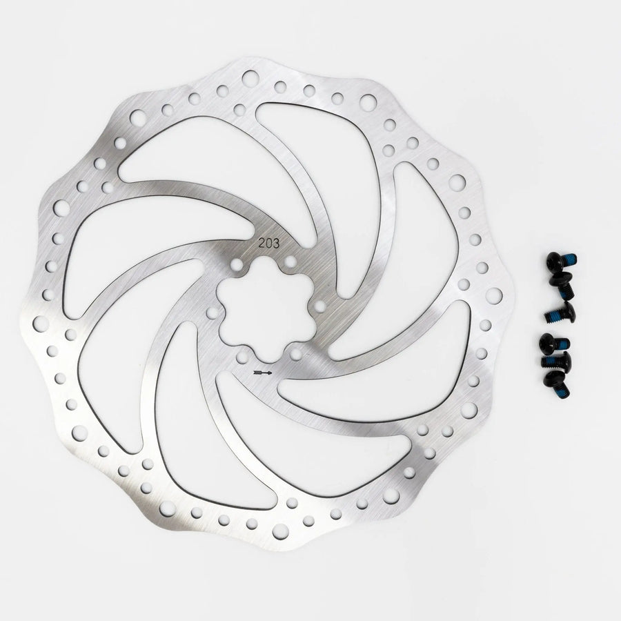 Disc Brake Rotor PRO Style 203mm Mountain Bike/MTB Brake Rotor - Air BikeBicycle Brake Rotors