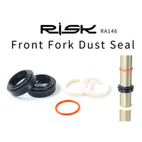 Thumbnail for Fork Dust Seal Kit Maintenance Kit 32/34/36mm Bicycle Cycling MTB Bike RISK - Air Bike