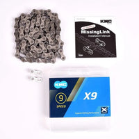 Thumbnail for KMC 9 Speed Chain 116 links Nickle Plated MTB Road Bike - Air BikeCHAIN